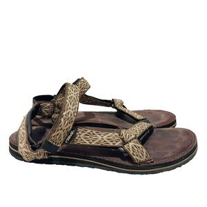 Teva Midform Universal Women Strappy Sandals 9 Gemina Maple Sugar Open Toe Vegan